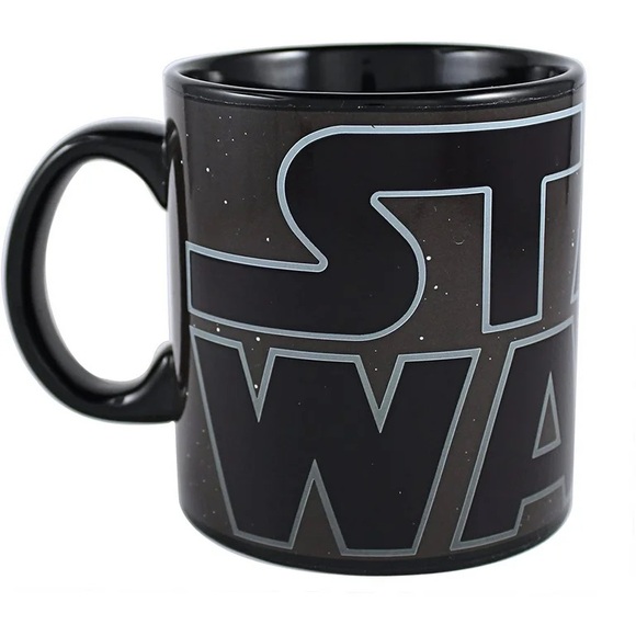 Star Wars nwt  Logo Heat Reveal Jumbo Ceramic Mug 20 oz  Jedi Sith Dark Side - Picture 2 of 4
